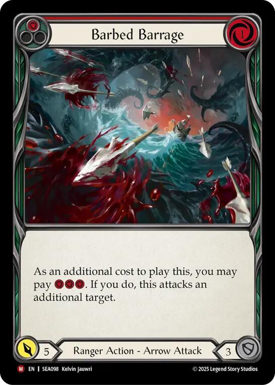 Image of Barbed Barrage [SEA098] (High Seas)