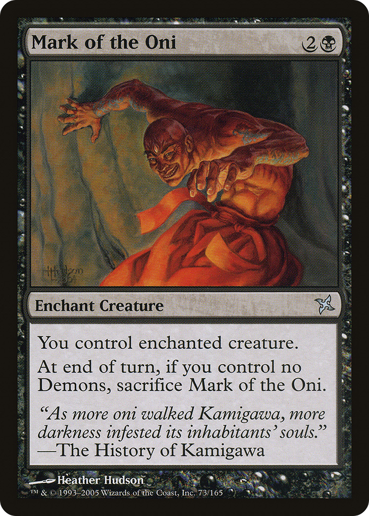 Image of Mark of the Oni [Betrayers of Kamigawa]