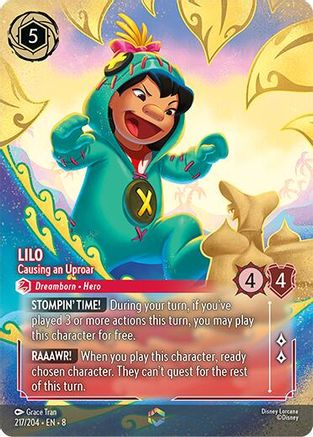 Image of Lilo - Causing an Uproar (Enchanted) (217/204) [Reign of Jafar]