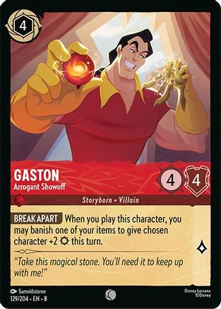 Image of Gaston - Arrogant Showoff (129/204) [Reign of Jafar]