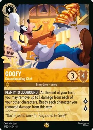 Image of Goofy - Groundbreaking Chef (4/204) [Reign of Jafar]