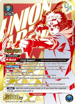 Image of Sukuna (UEPR/JJK-3-015) - Union Arena Promotion Cards Foil