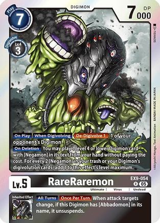 Image of RareRaremon [EX9-054] [Versus Monsters]