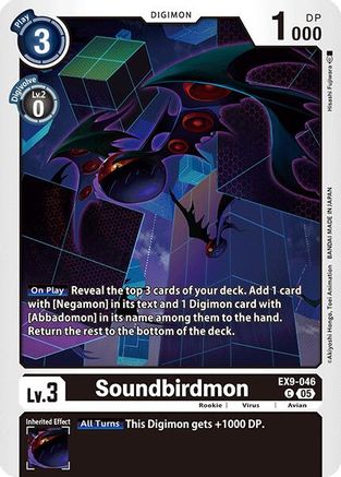 Image of Soundbirdmon [EX9-046] [Versus Monsters]