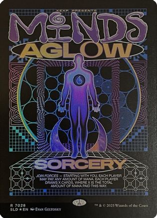 Image of Minds Aglow (Rainbow Foil) [Secret Lair Drop Series]