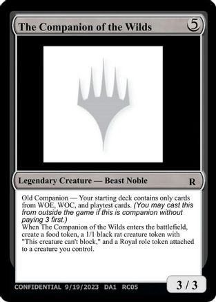 Image of The Companion of the Wilds [Unknown Event]