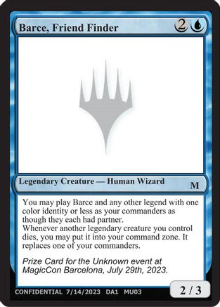 Image of Barce, Friend Finder [Unknown Event]