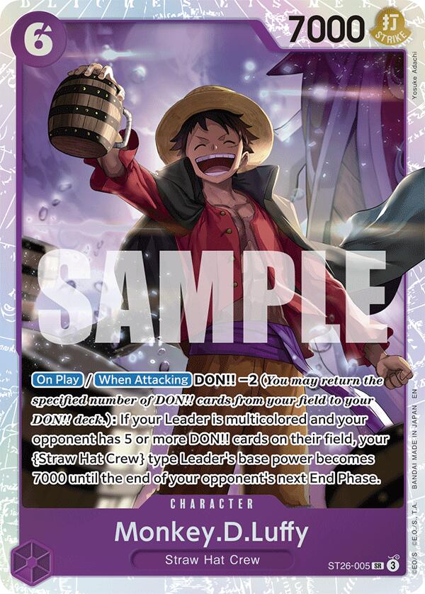 Image of Monkey.D.Luffy (ST26-005) [Starter Deck: Purple/Black Monkey.D.Luffy]