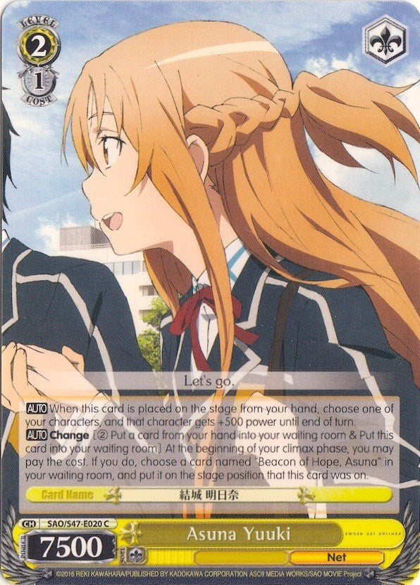 Image of Asuna Yuuki (SAO/S47-E020 C) [Sword Art Online Re: Edit]