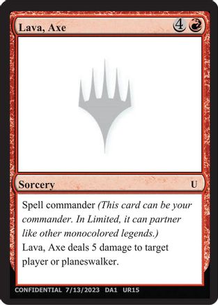 Image of Lava, Axe [Mystery Booster]