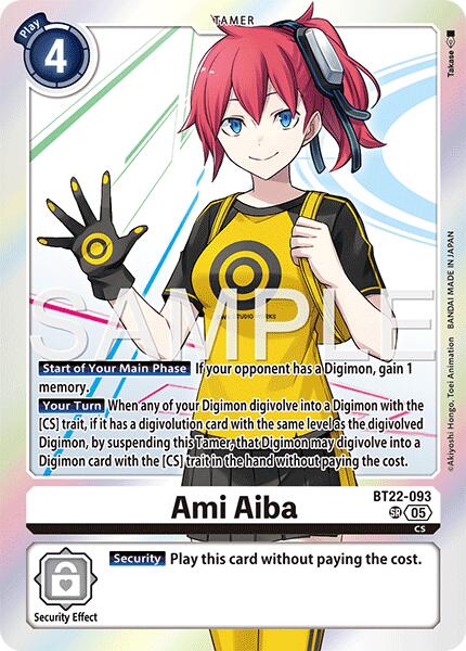 Image of Ami Aiba [BT22-093] [Cyber Eden]