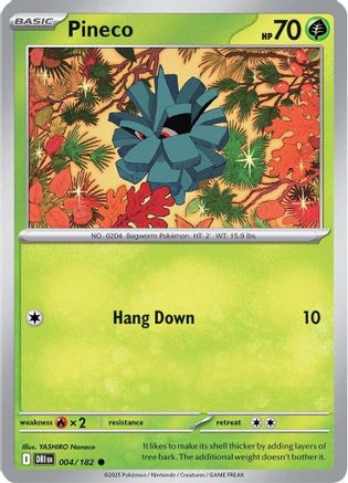 Image of Pineco (004/182) [Scarlet & Violet: Destined Rivals]