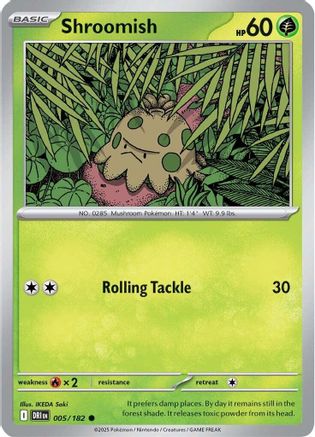 Image of Shroomish (005/182) [Scarlet & Violet: Destined Rivals]