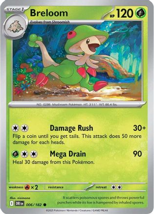 Image of Breloom (006/182) [Scarlet & Violet: Destined Rivals]