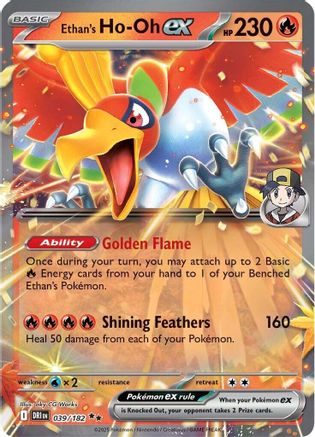 Image of Ethan's Ho-Oh ex (039/182) [Scarlet & Violet: Destined Rivals]