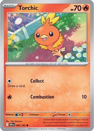 Image of Torchic (040/182) [Scarlet & Violet: Destined Rivals]