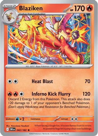 Image of Blaziken (042/182) [Scarlet & Violet: Destined Rivals]