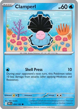 Image of Clamperl (054/182) [Scarlet & Violet: Destined Rivals]