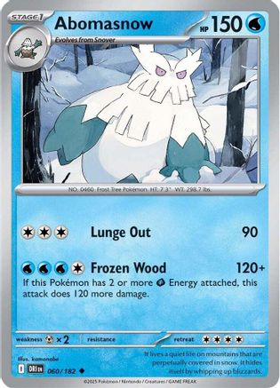 Image of Abomasnow (060/182) [Scarlet & Violet: Destined Rivals]