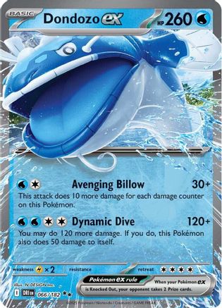 Image of Dondozo ex (066/182) [Scarlet & Violet: Destined Rivals]
