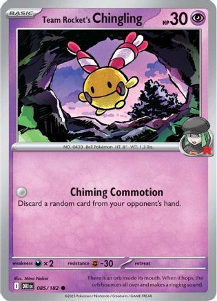 Image of Team Rocket's Chingling (085/182) [Scarlet & Violet: Destined Rivals]