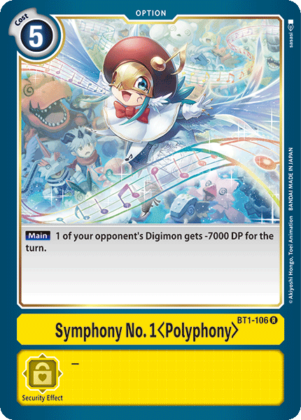 Image of Symphony No.1 (Polyphony) [BT1-106] [Release Special Booster Ver.1.0]