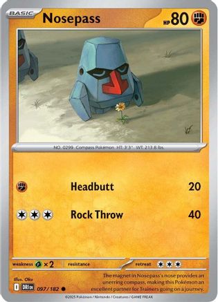 Image of Nosepass (097/182) [Scarlet & Violet: Destined Rivals]