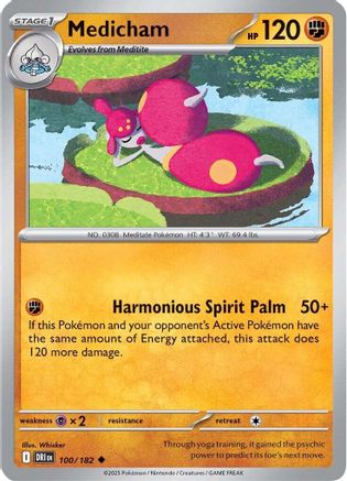 Image of Medicham (100/182) [Scarlet & Violet: Destined Rivals]
