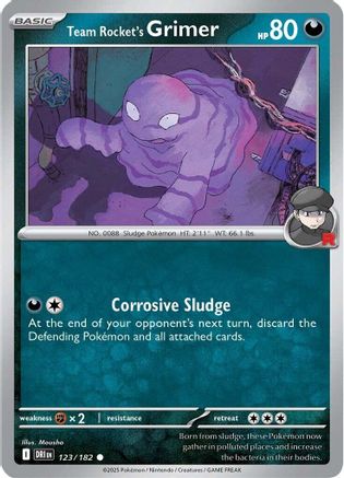 Image of Team Rocket's Grimer (123/182) [Scarlet & Violet: Destined Rivals]