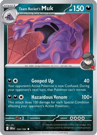 Image of Team Rocket's Muk (124/182) [Scarlet & Violet: Destined Rivals]
