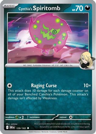 Image of Cynthia's Spiritomb (129/182) [Scarlet & Violet: Destined Rivals]