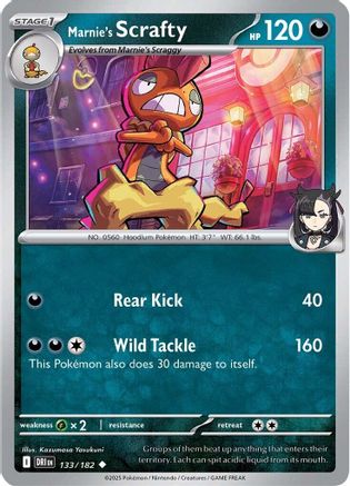 Image of Marnie's Scrafty (133/182) [Scarlet & Violet: Destined Rivals]