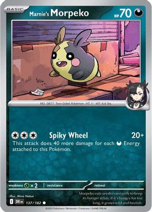 Image of Marnie's Morpeko (137/182) [Scarlet & Violet: Destined Rivals]
