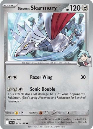 Image of Steven's Skarmory (142/182) [Scarlet & Violet: Destined Rivals]