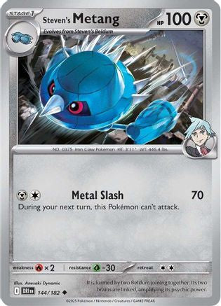 Image of Steven's Metang (144/182) [Scarlet & Violet: Destined Rivals]
