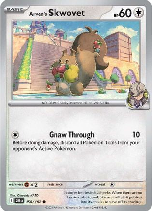 Image of Arven's Skwovet (158/182) [Scarlet & Violet: Destined Rivals]