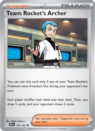 Image of Team Rocket's Archer (170/182) [Scarlet & Violet: Destined Rivals]