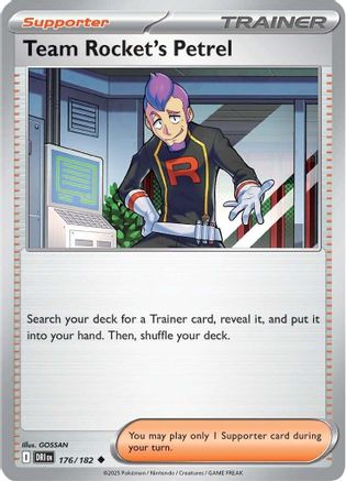 Image of Team Rocket's Petrel (176/182) [Scarlet & Violet: Destined Rivals]