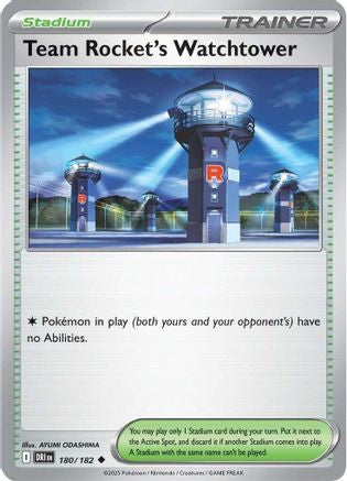 Image of Team Rocket's Watchtower (180/182) [Scarlet & Violet: Destined Rivals]