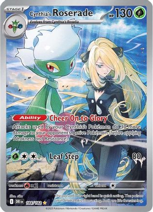 Image of Cynthia's Roserade (184/182) [Scarlet & Violet: Destined Rivals]