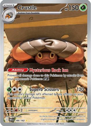 Image of Crustle (186/182) [Scarlet & Violet: Destined Rivals]