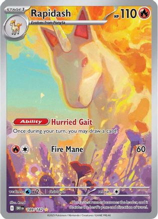 Image of Rapidash (189/182) [Scarlet & Violet: Destined Rivals]