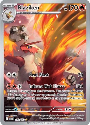 Image of Blaziken (192/182) [Scarlet & Violet: Destined Rivals]