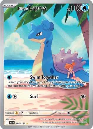 Image of Misty's Lapras (194/182) [Scarlet & Violet: Destined Rivals]