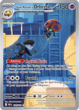 Image of Team Rocket's Orbeetle (198/182) [Scarlet & Violet: Destined Rivals]