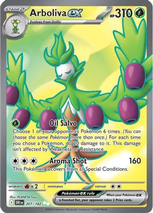 Image of Arboliva ex (207/182) [Scarlet & Violet: Destined Rivals]