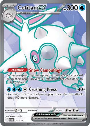 Image of Cetitan ex (210/182) [Scarlet & Violet: Destined Rivals]