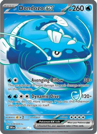 Image of Dondozo ex (211/182) [Scarlet & Violet: Destined Rivals]