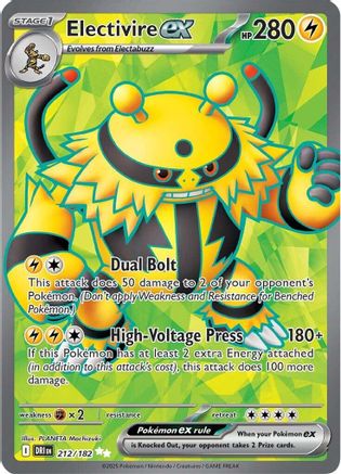 Image of Electivire ex (212/182) [Scarlet & Violet: Destined Rivals]