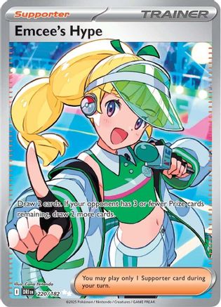 Image of Emcee's Hype (220/182) [Scarlet & Violet: Destined Rivals]